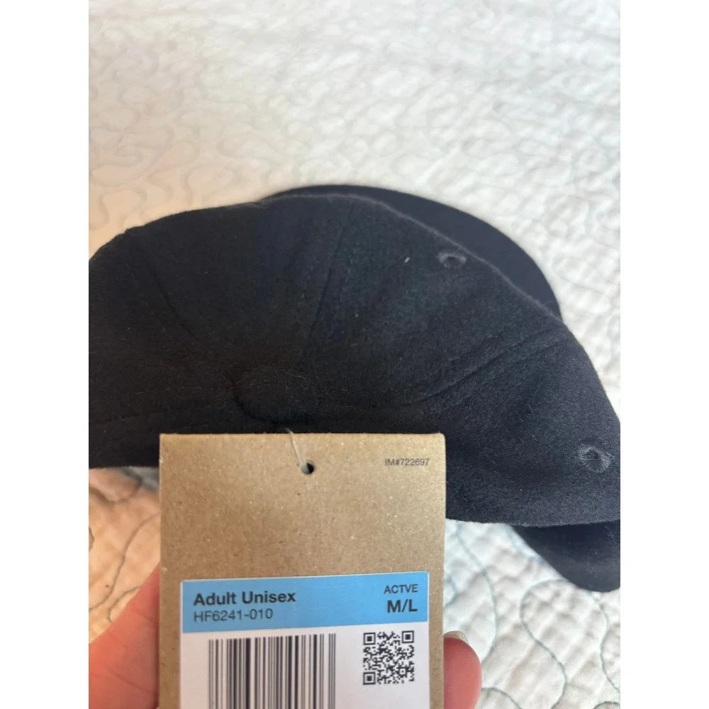Jordan Flight Wool Blend Strapback Hat Black Embroidered Jumpman M/L
